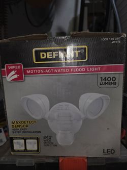 Defiant Wired Motion-Activated LED Flood Light