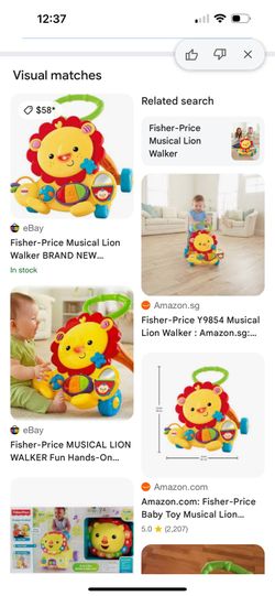 Fisher-Price Musical Lion Walker