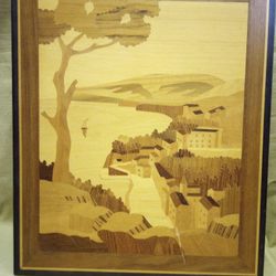 Marquetry Wood Village 