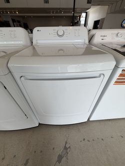 LG 7.3 Cu. Ft. White Front Load Gas Dryer