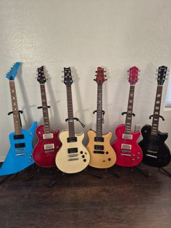 Hard Luck Kings Explorer Ibanez Mitchell Johnson Custom Les Paul Hadean PRS Style Electric Guitar (Trades Okay)