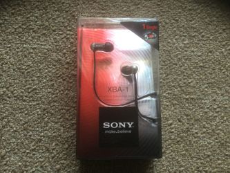 SONY XBA-1 Headphones