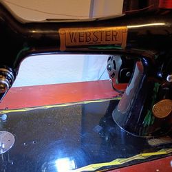 Webster Sewing Machine With Built In Table