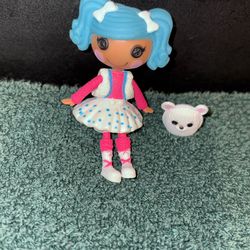 Lalaloopsy Mini Doll. Mittens. Fluff.   N.   Stuff.  &. Pet.