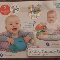 Infantino 2-in-1 Tummy Time & Seated Support