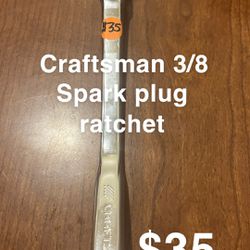 Craftsman 3/8 Spark Plug Ratchet 