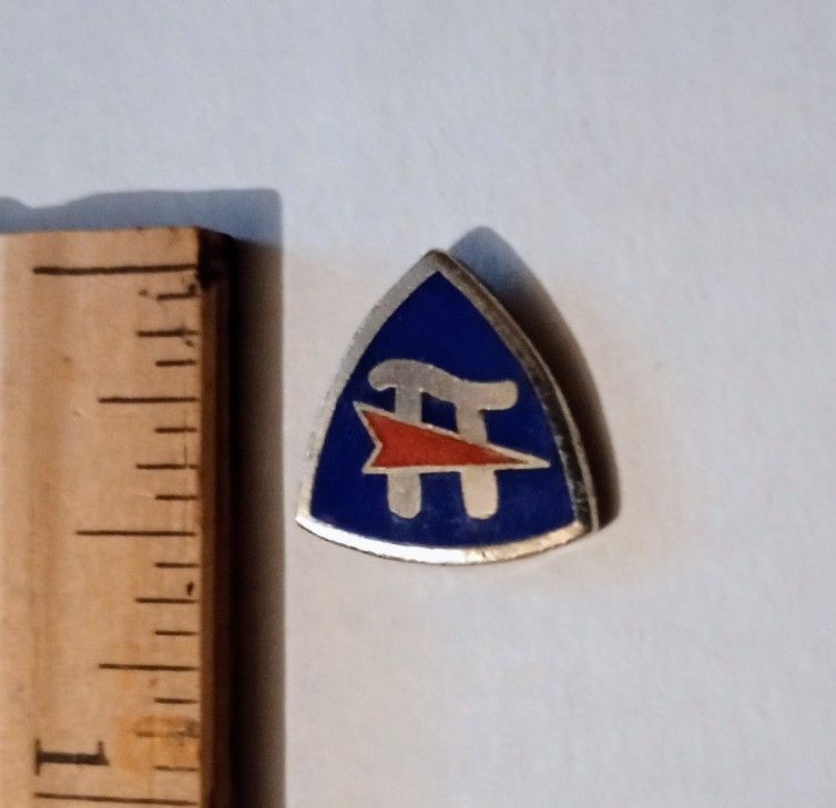 Pie Pi Symbol Math Mathematics Vintage Collectible Lapel Pin A-1