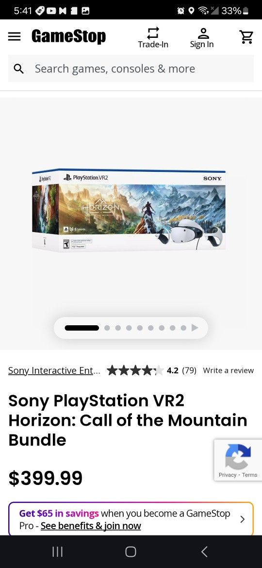 PlayStation VR2 Horizon