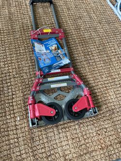 Milwaukee 150-lb Capacity Fold-Up Steel Hand Truck (Model 73777). NEW