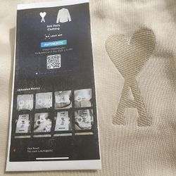 AUTHENTIC AMI PARIS CAMEL SWEATSHIRT/SWEATER | SIZE L