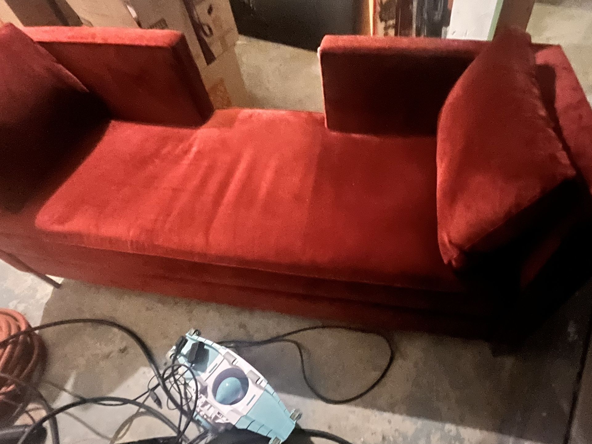 Beautiful Red Couch, Very Good Condition