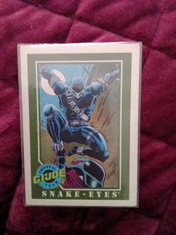 G.I. Joe Snake-Eyes Trading Card