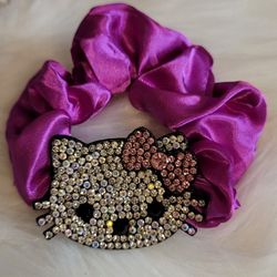 Hello Kitty Purple Hair Scrunchie