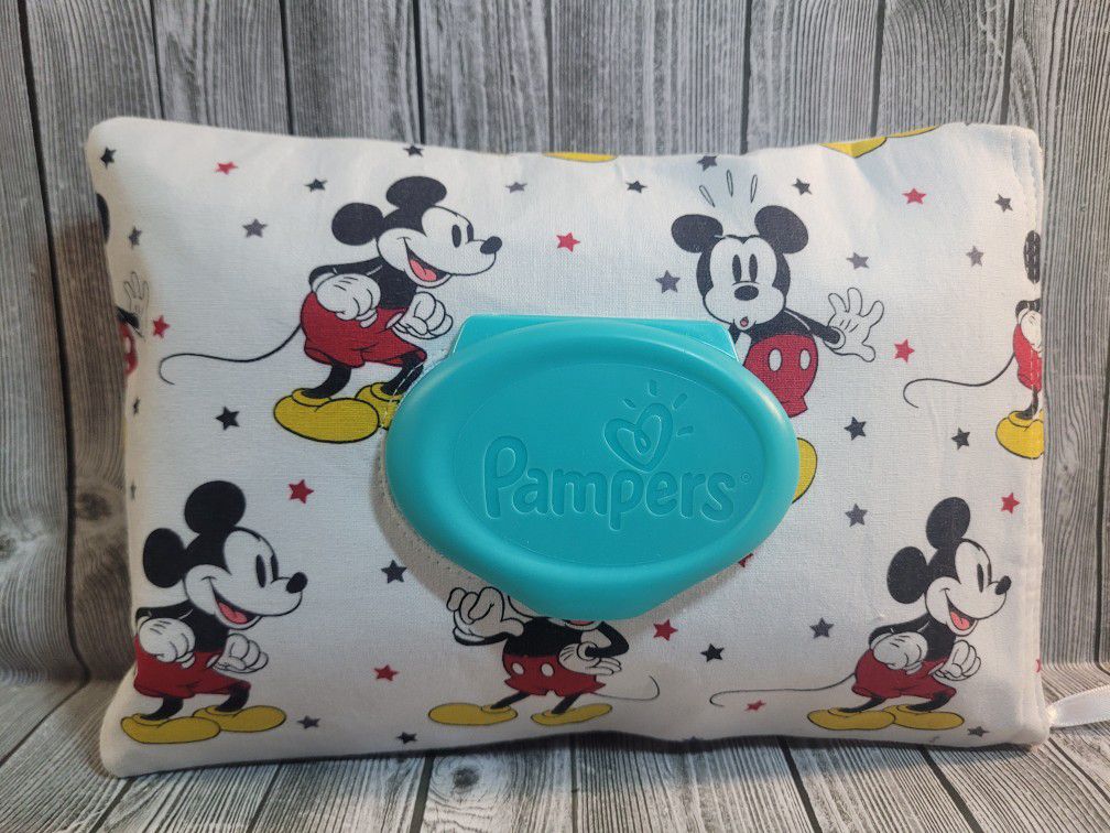 Mickey Mouse Pampers Wipes Cover 