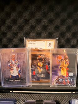 Kobe Bryant Basketball Card Lot of 3