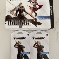 Magic The Gathering Final Fantasy Bundle + 2 Play Booster