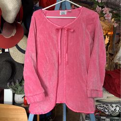 Women’s Pink Bed Jacket (size M)