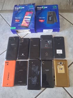 Lot of  cellphones  lg Samsung