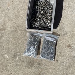 Stainless Lag Screws Large Lot