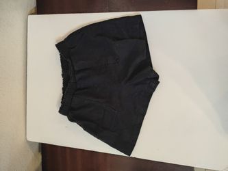 scoop kids, black shorts, elastic waistband and front pockets, girls, size L(10/12)