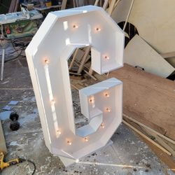 Custom Marque Letters 