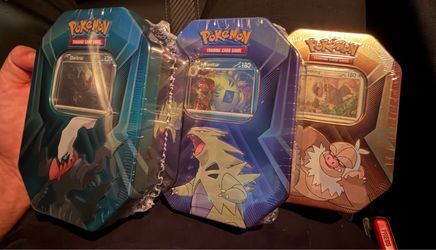 Pokémon TCG Triple Whammy Tins Set of 3