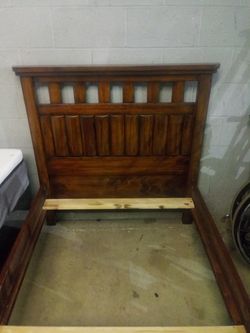 Solid Wood Twin Bed
