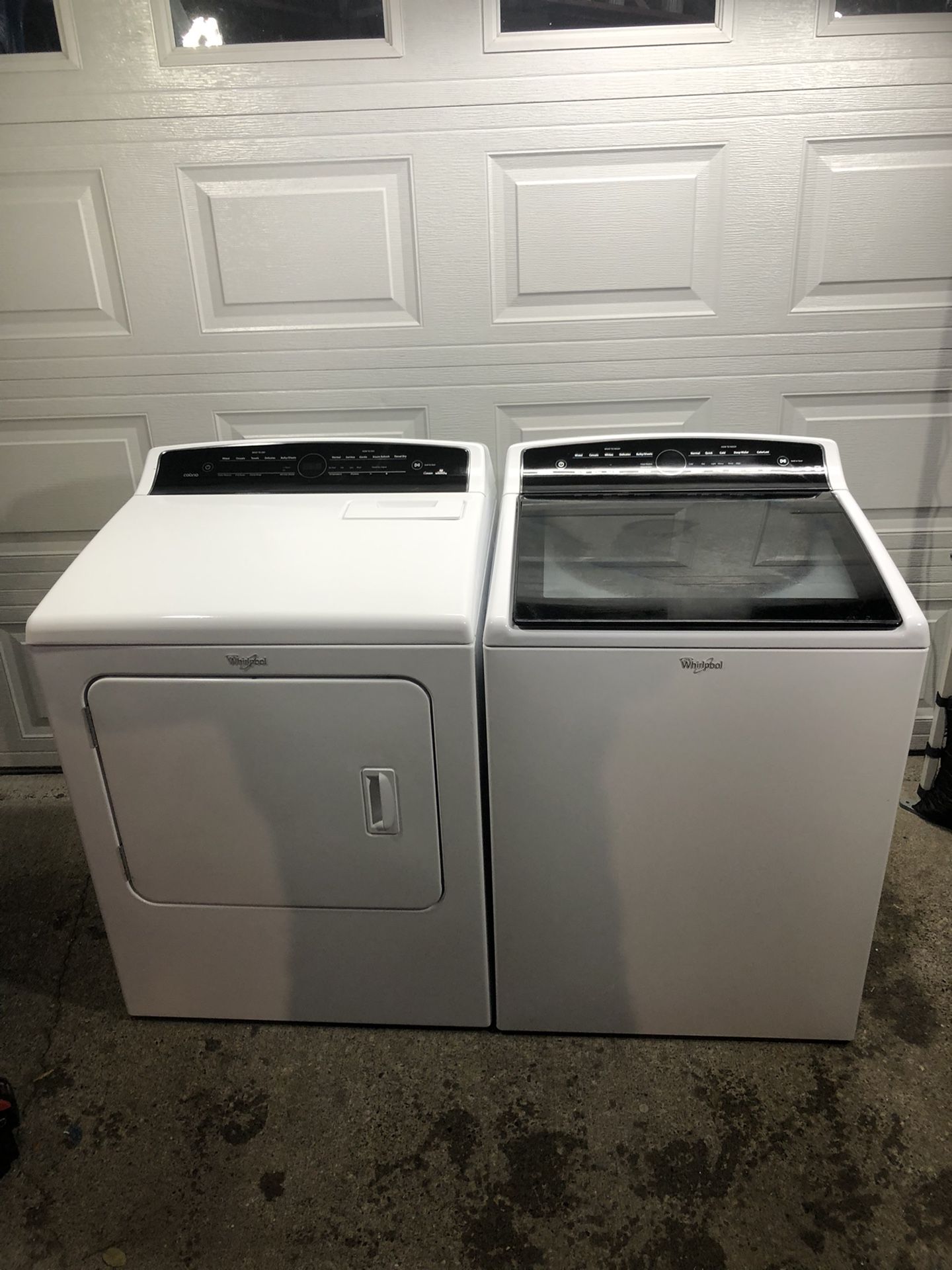 2016 Whirlpool Cabrio Washer & Dryer
