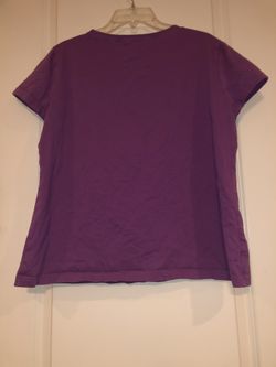 Disney Store XL Tinkerbell purple t shirt women 🥳includes free gift ! Thumbnail