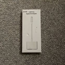 iPhone AV adapter
