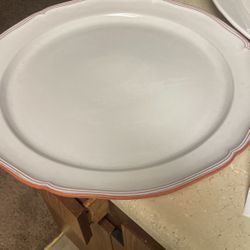 22” Porcelain Turkey Plate
