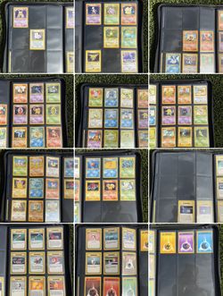 Pokemon Base Set Binder Incomplete