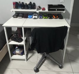 Small white table