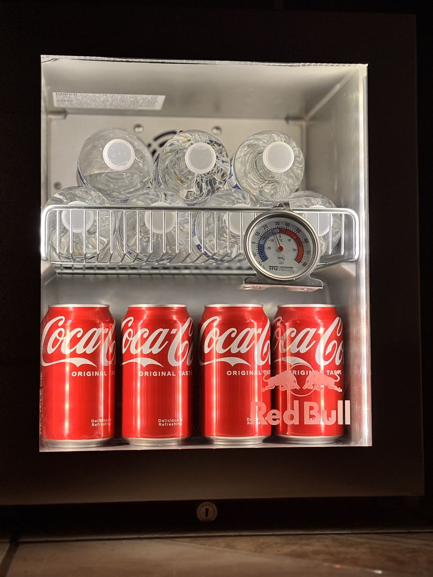 Red Bull Mini Fridge Table Top VENT FROST OEM NINJA EXCLUSIVE