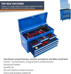 Dusacom 8 drawer high capacity rolling tool chest