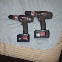 2 Craftsman Drills- NO CHARGER