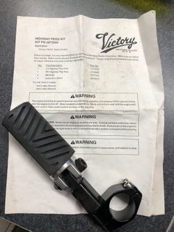 Victory Motorcycles Highway Peg LH side only - New - Kit # 2873293