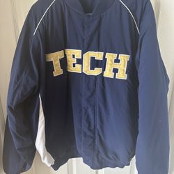 Vintage Y2K Georgia Tech Bomber Jacket 