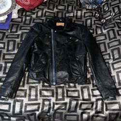 Leather Jacket Women’s Size 3 Italian Made (made & Crafted Levi’s)