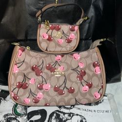 Cherry Style Coach Purse
