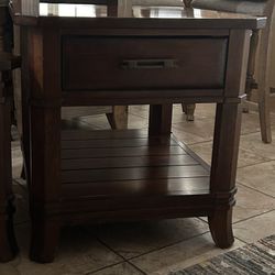 Kincaid Solid Wood End Tables Set of Two