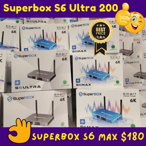 SUPERBOX S6 ULTRA  🔥🔥 💯❗️ BEST PRICES 🔥 WHOLESALE RESELLER .. Smart Tv  Box ‼‼ SUPER BOX