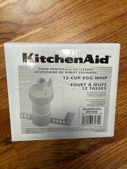KitchenAid Food Processor Egg Whip Attachment – Original Box