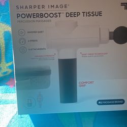 ***like New*** Sharper Image Power Boost Deep Tissue Percussion Massager ****