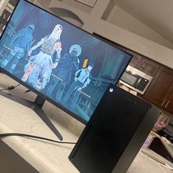 Xbox series X With monitor gaming system