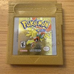 Authentic Pokemon Gold