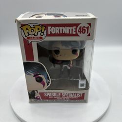 Funko Pop Games Fortnite Sparkle Specialist 461 Vinyl Figure Box Wear