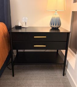2 West Elm Metalwork Grand Nightstands
