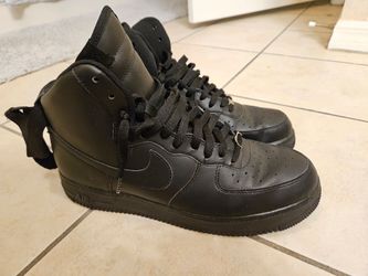 Nike Air Force 1 High Top AF1 Mens Size 12 Triple Black