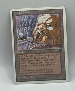 MTG Chronicles Urza’s Mine (Mouth) Land Card
